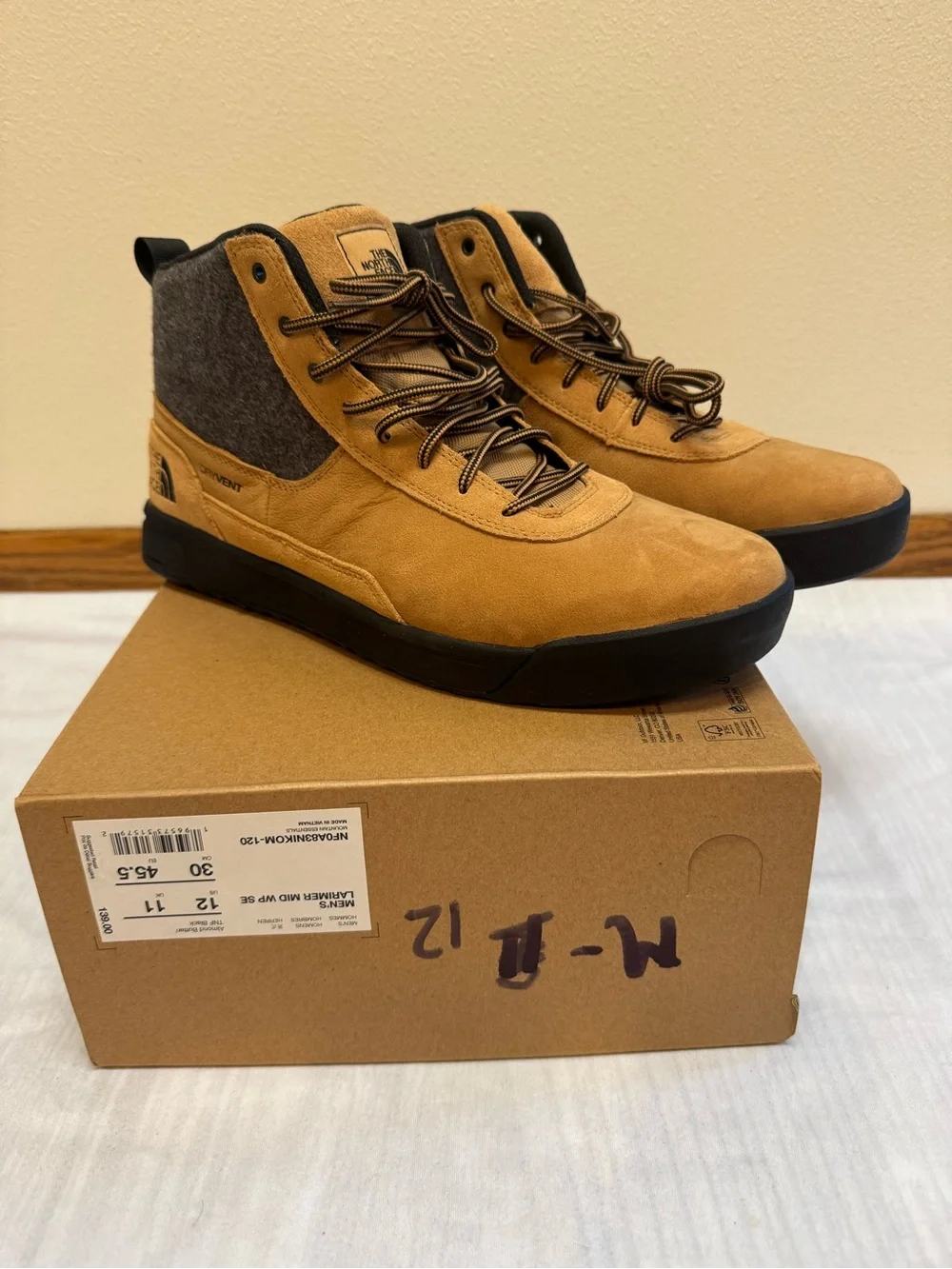 North Face Men’s Larimer Mid Waterproof SE Outdoor Hiking Boots Size 12 New